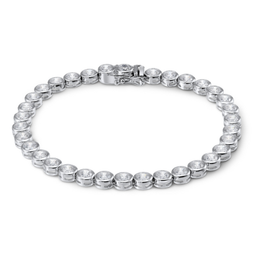 Tennisarmband Zirkonia – Silber 925/000, rhodiniert, Damen