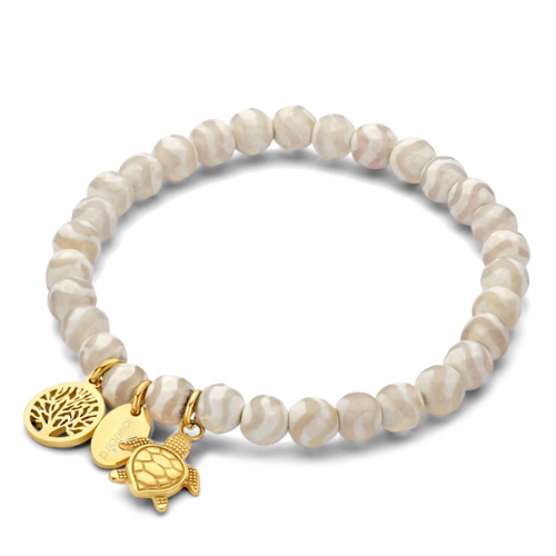 Lovebird Armband mit Edelsteinen, Lebensbaum & Meeresmotiven