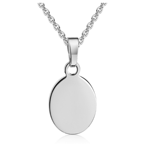 Gravurplatten aus 925er Silber – Herz, rund und rechteckig