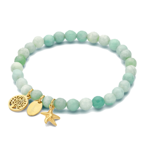 Lovebird Armband mit Edelsteinen, Lebensbaum & Meeresmotiven