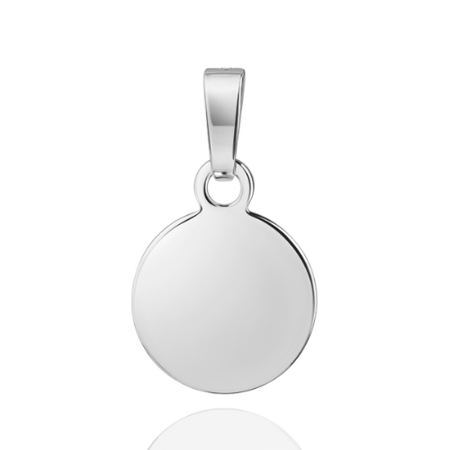 Gravurplatten aus 925er Silber – Herz, rund und rechteckig