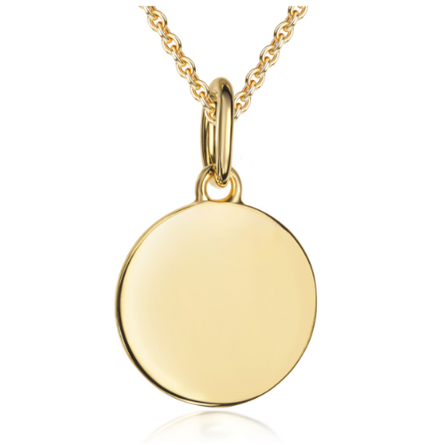 Gravurplatten Silber 925/000 – Rund, Herz & Oval, Vergoldet