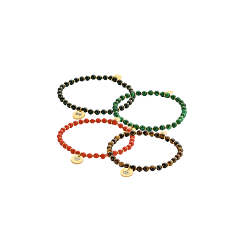 Lovebird Armbänder mit Edelsteinen & Kristall-Anhänger – Farbvielfalt für jeden Stil