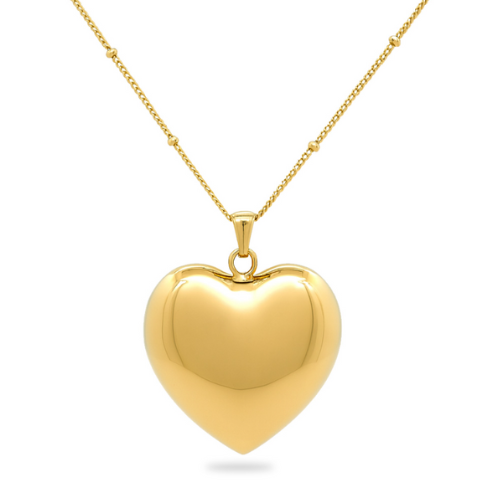 Lovebird Collier mit Herz-Anhänger – Zeitlose Eleganz