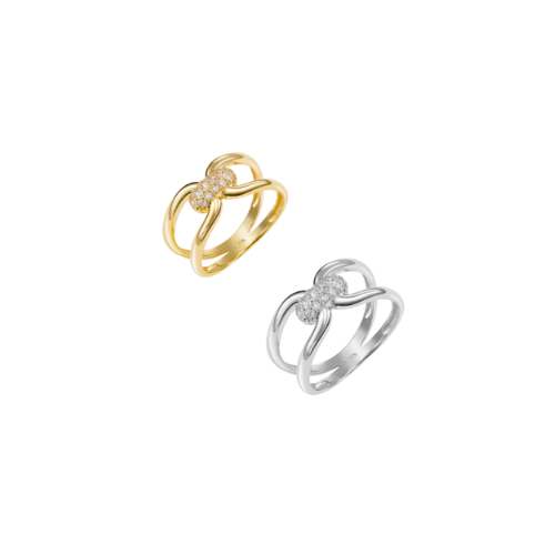 Ring Zirkonia – 925er Silber vergoldet