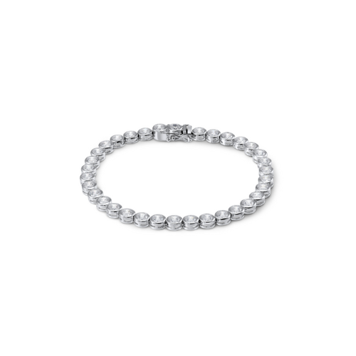 Tennisarmband Zirkonia – Silber 925/000, rhodiniert, Damen