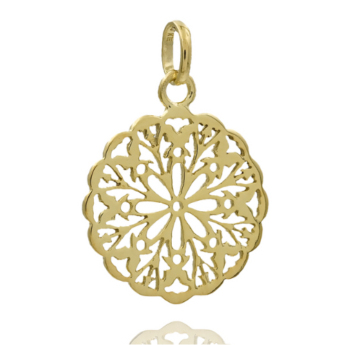 Anhänger Lebensblume – Silber 925/000, vergoldet oder rhodiniert