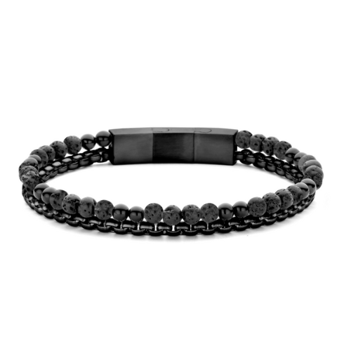 Frank 1967 Armband – Lavastein, Achat & Tigerauge / Lavastein & Achat