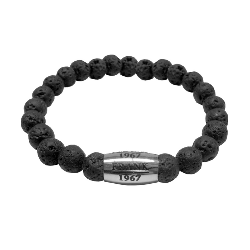 Frank 1967 Armband – Lavastein Schwarz