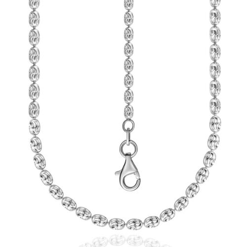 Kugelkette oval – Funkelnder Glanz durch Diamantierung