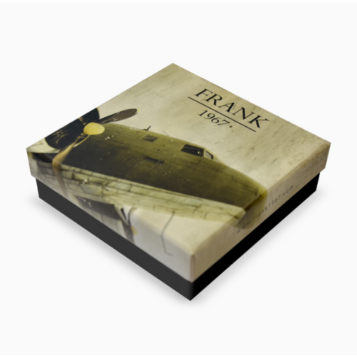 Frank 1967 Armband – Schwarzer Achat & Textilband