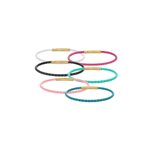 Lovebird Leder-Armband mit Edelstahlverschluss – Verschiedene Farben