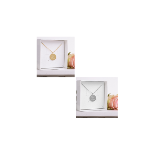 Set Gravurplatte „Beste Mama“ – 925 Sterling Silber oder vergoldet