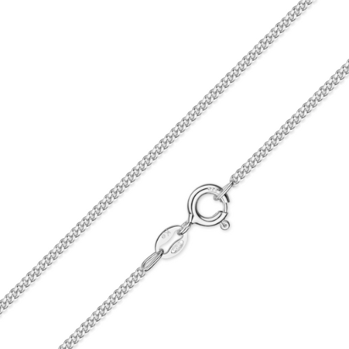 Panzerkette 2-seitig diamantiert – Silber 925/000, vergoldet